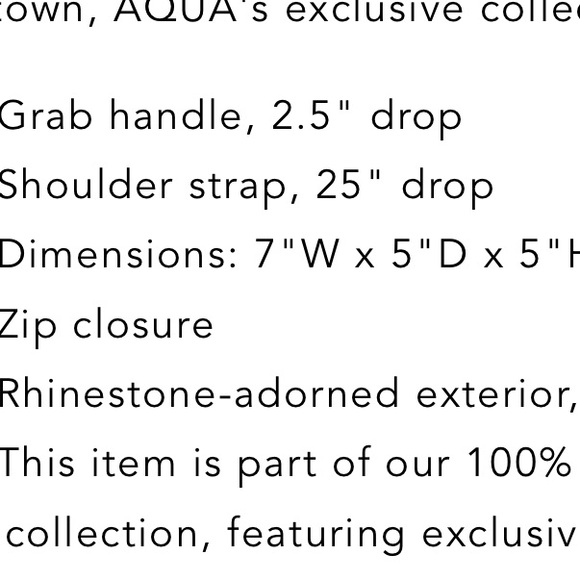 Aqua Rhinestone Handbag - Picture 6 of 6